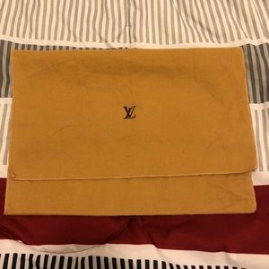 SOLD!!Authentic Louis Vuitton cotton Dust bag